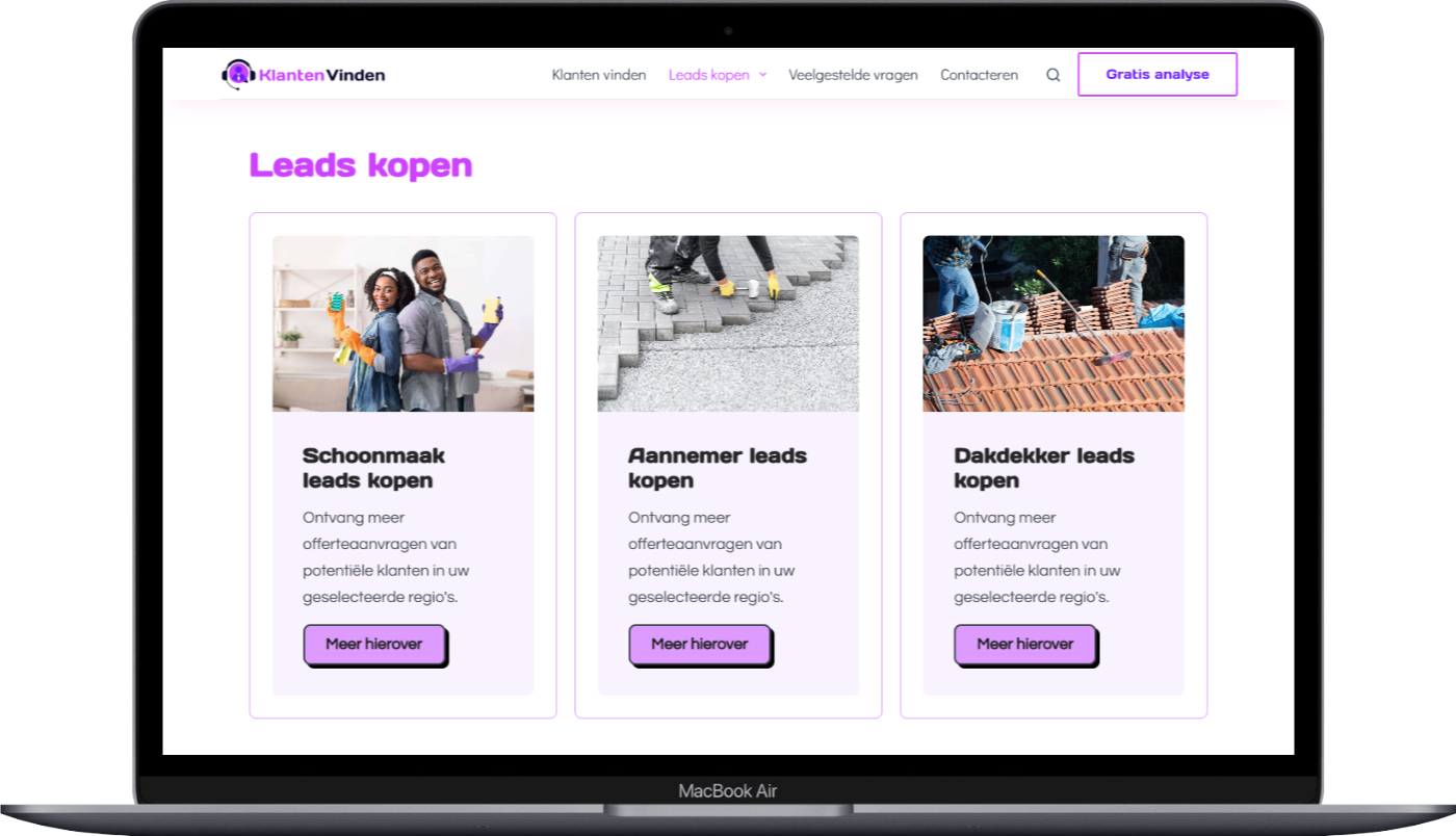 Klanten vinden
