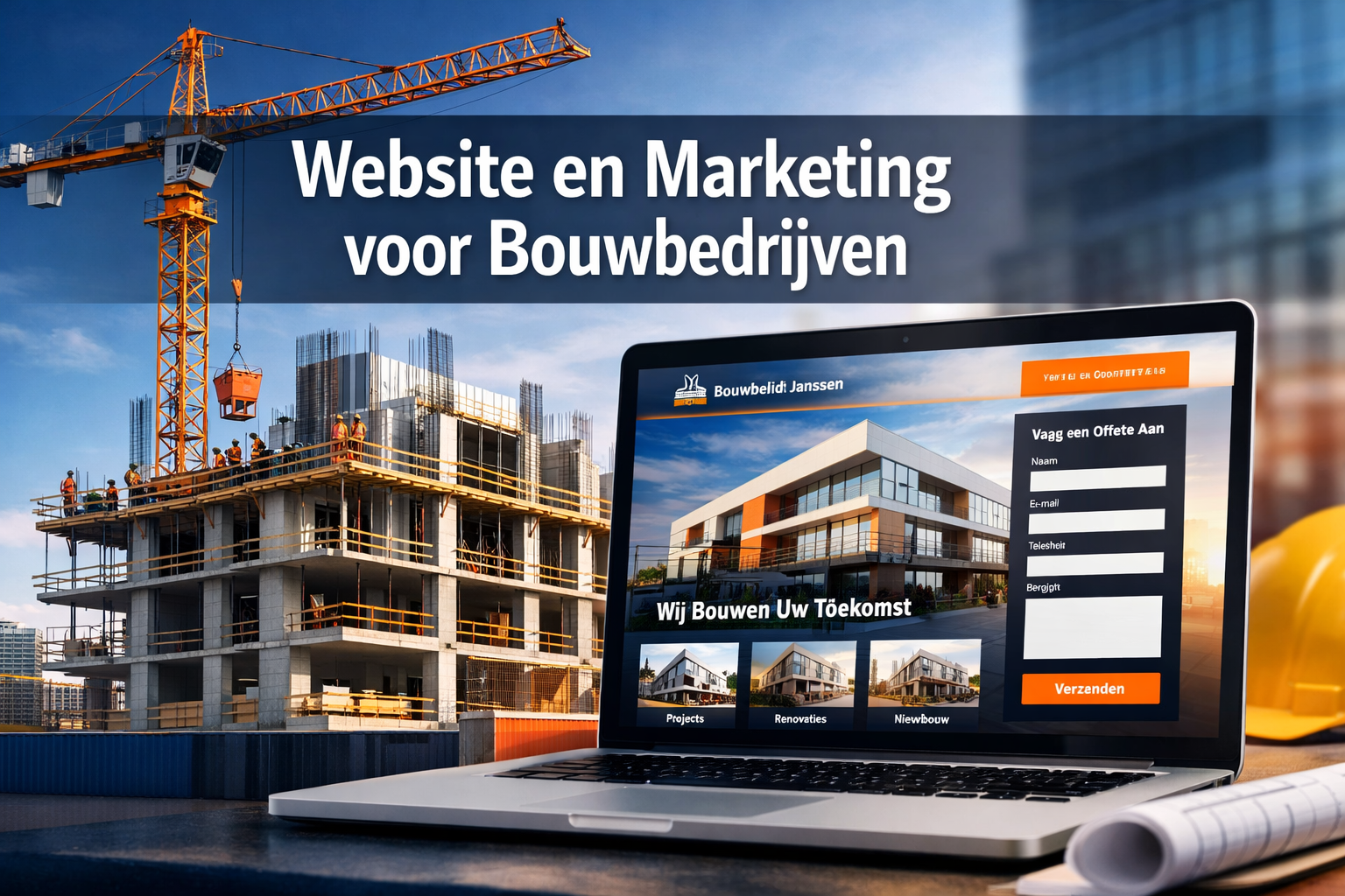 Website en Marketing voor Bouwbedrijf: Meer Projecten en Voorspelbare Groei in 2026 1 Website en Marketing voor Bouwbedrijf